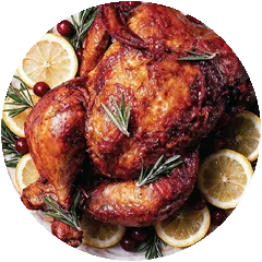 Roasted turkey